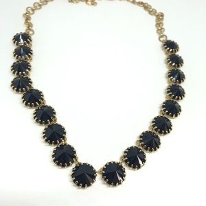 JCrew Deep Navy Beaded Necklace